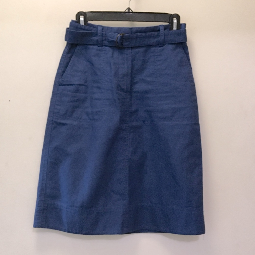 Babaton linen blend A-line skirt